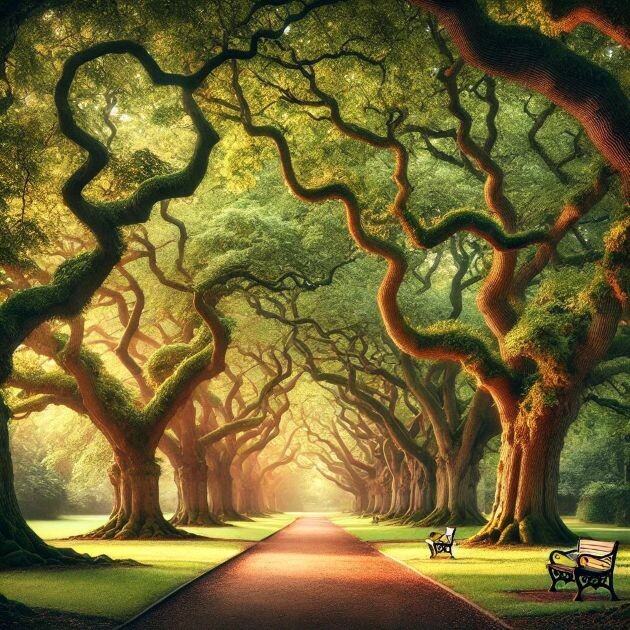 Ева Яблоневская. Дубовая аллея