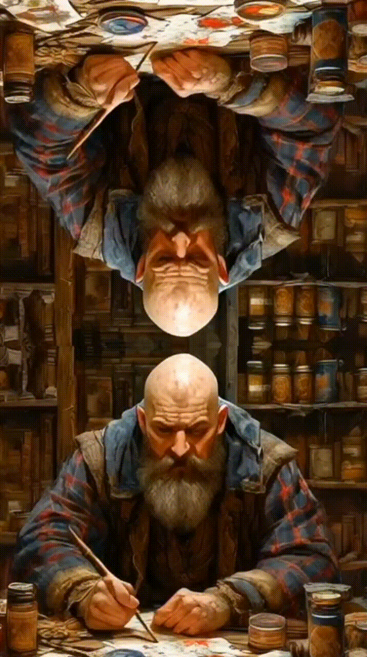 Картинка вертикальная, но монтаж - на контрапункте...