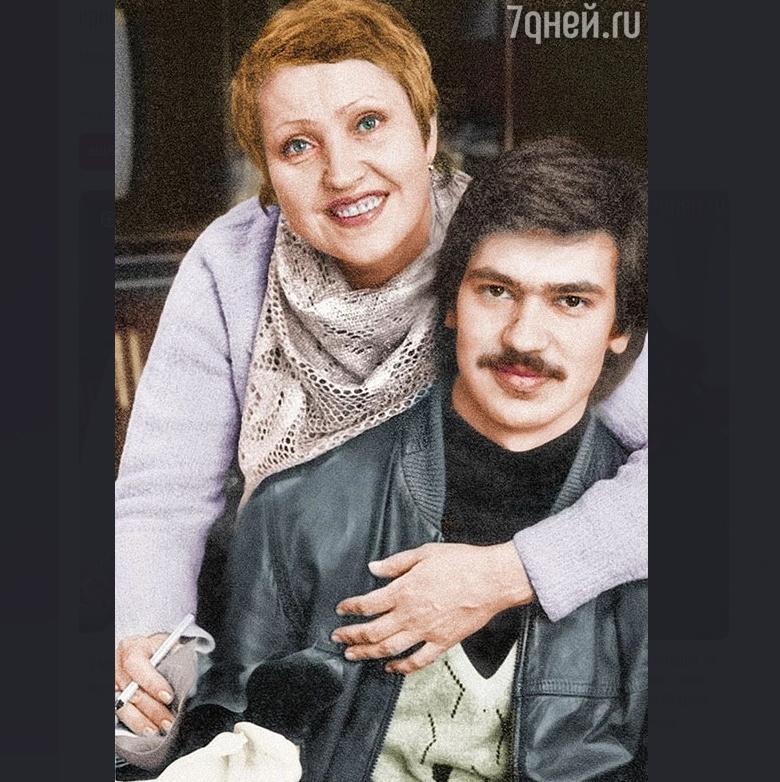 Галина Ненашева с сыном Леонидом. 