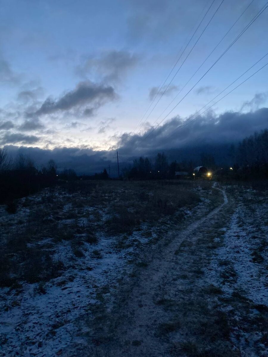 Вот так все выглядело в 6-7 часов утра.