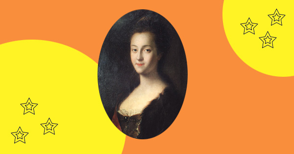 Луи Каравак. Портрет великой княгини Екатерины Алексеевны. 1745 год. Портретная галерея Гатчинского дворца.