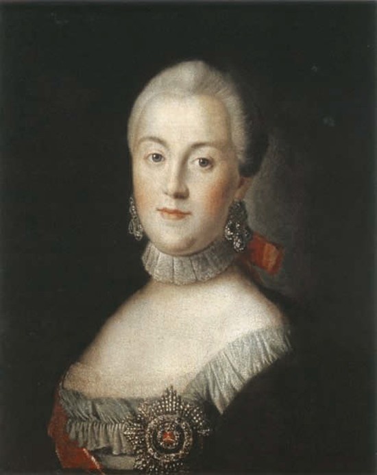Великая княгиня Екатерина Алексеевна, 1750 г. Портрет работы А. Антропова.
