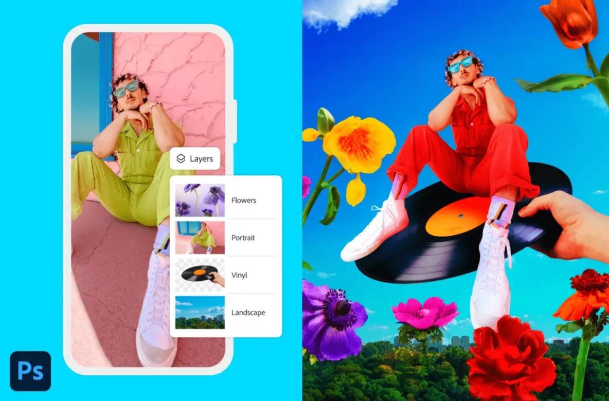 Adobe выпустила Photoshop для iPhone с поддержкой ИИ-функций  