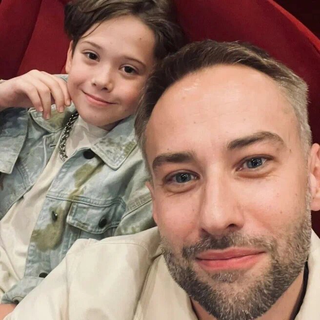   Дмитрий Шепелев с сыном, соцсети