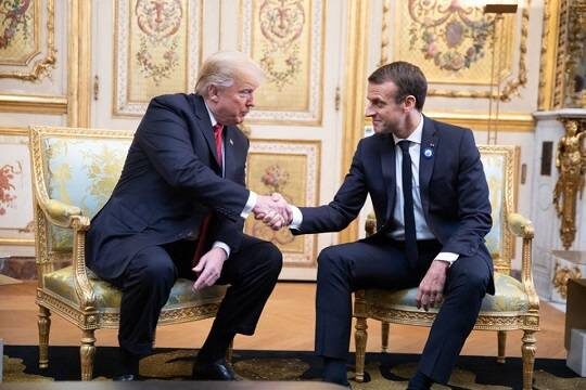    СМИ: Макрон не добился от Трампа обещания поддержки для отправки военных на Украину