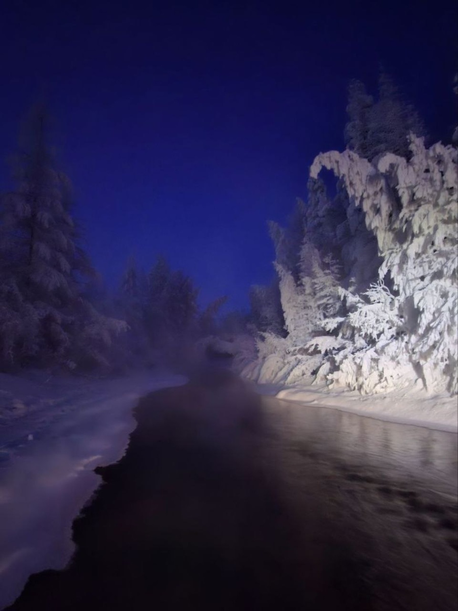 Фото сделано при температуре около -47 °C