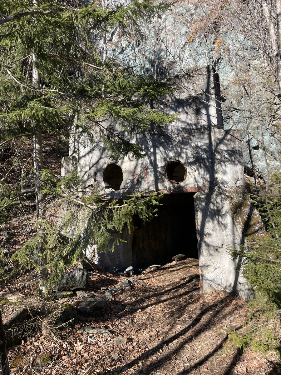 Вход в штольню