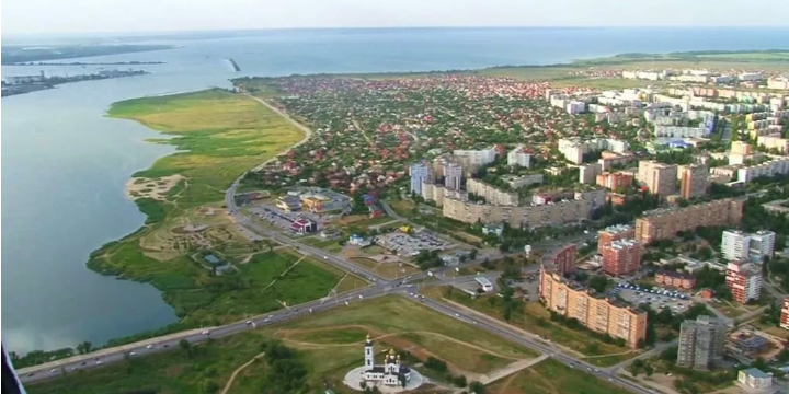 ВОЛГОДОНСК вид на Цимлянское водохранилище.