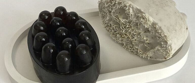 Массажное мыло с люфой