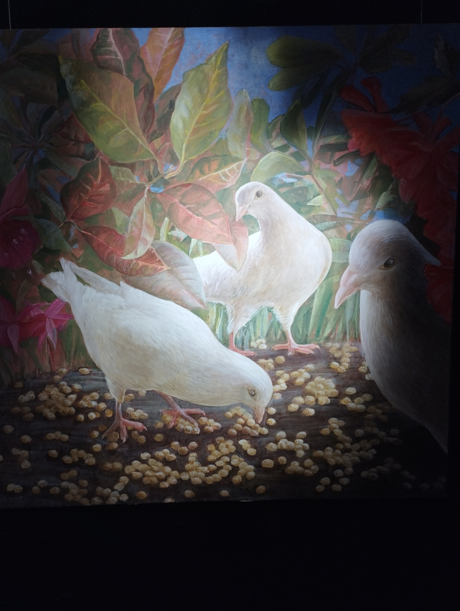 Наташа Егорова, "Райские птицы", холст, акрил, 2008 год (ФОТО АВТОРА)