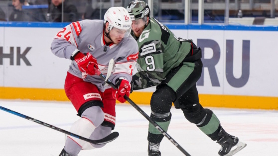    "Спартак" обеспечил себе место в плей-офф, вновь разгромив СКА в рамках КХЛ Андрей Бурков