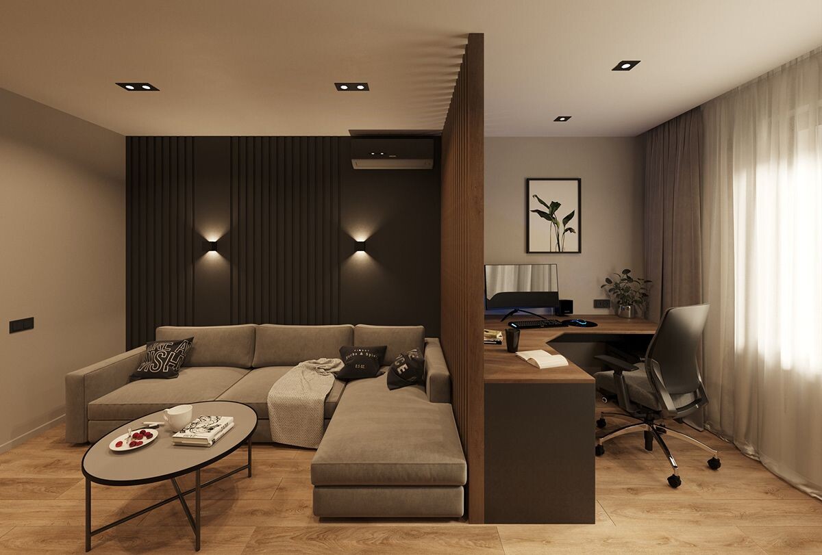Гибридные пространства: Слияние жилых и рабочих зон (фото: i.pinimg.com)