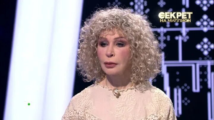 Татьяна Васильева. Кадр из передачи "Секрет на миллион"