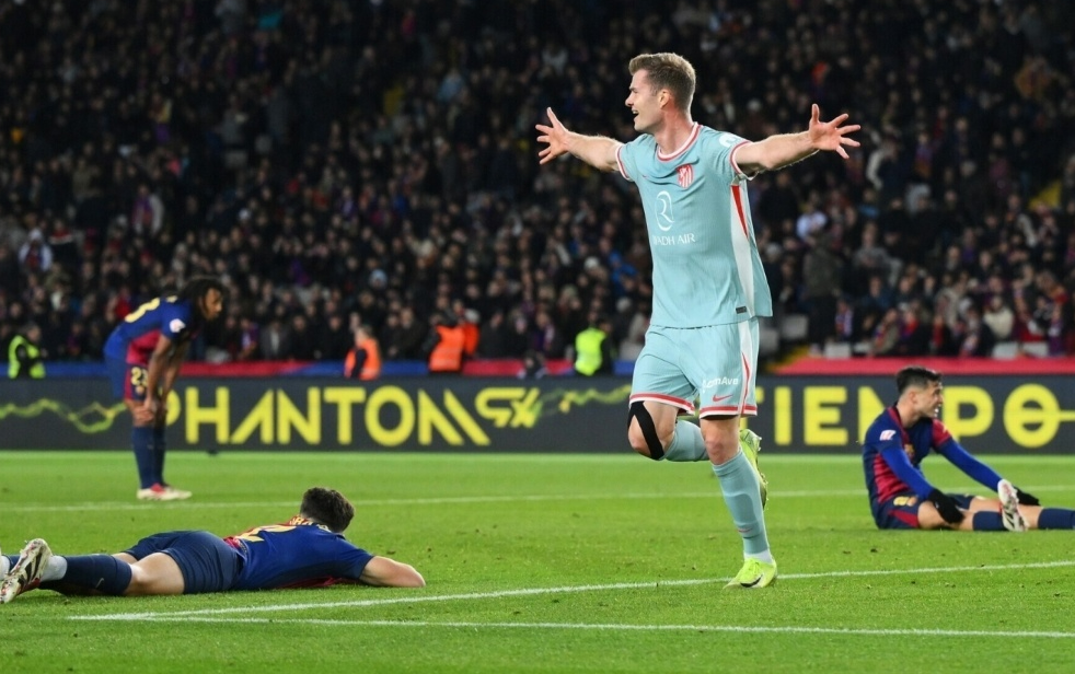 Александр Серлот снова забил "Барселоне" в компенсированное время. Фото: соцсети