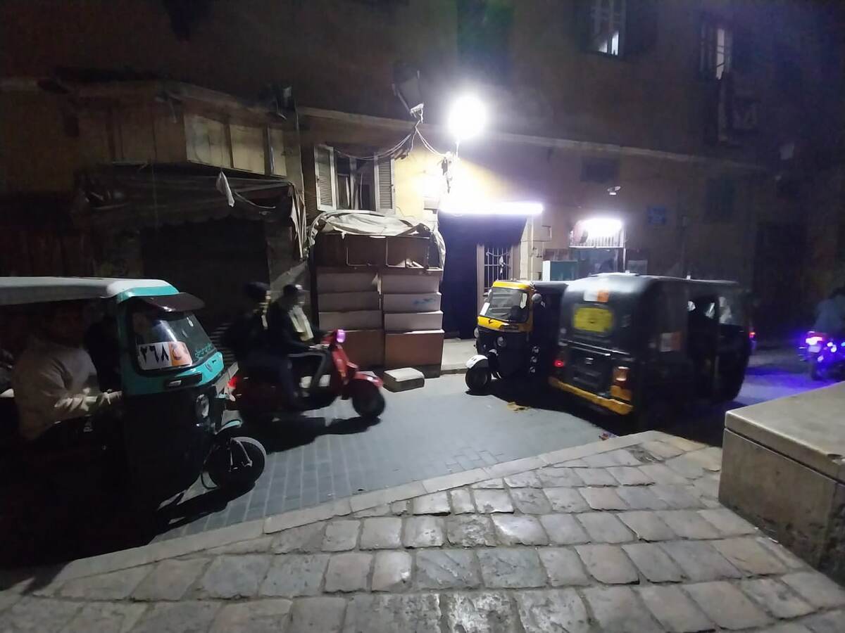 "Пробка" на каирской улице