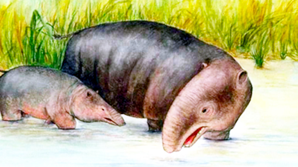 Баритерий уже был по-настоящему велик. Но с хоботом у него по-прежнему было не очень.