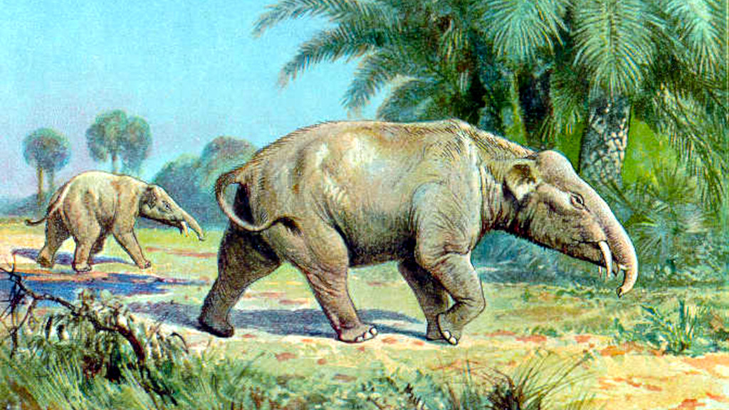 У палеомастодонтов хотя бы бивни были настоящие. Да и хобот наметился.