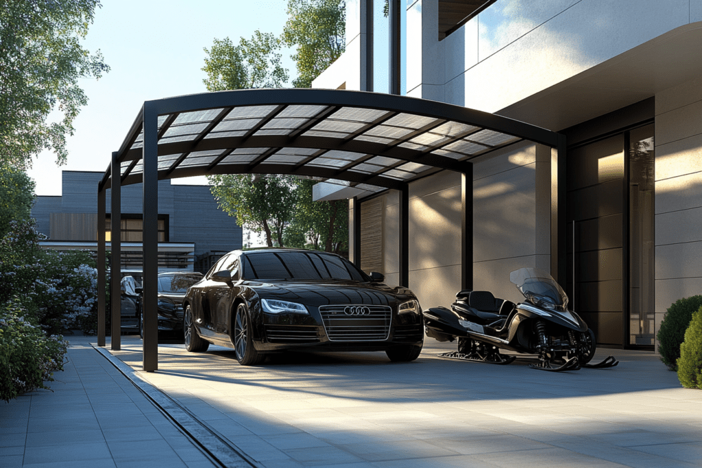    Поликарбонат для навесов в Уфе: идеальный выбор для комфорта, стиля и защиты вашего пространства! ZMK-ZENIT