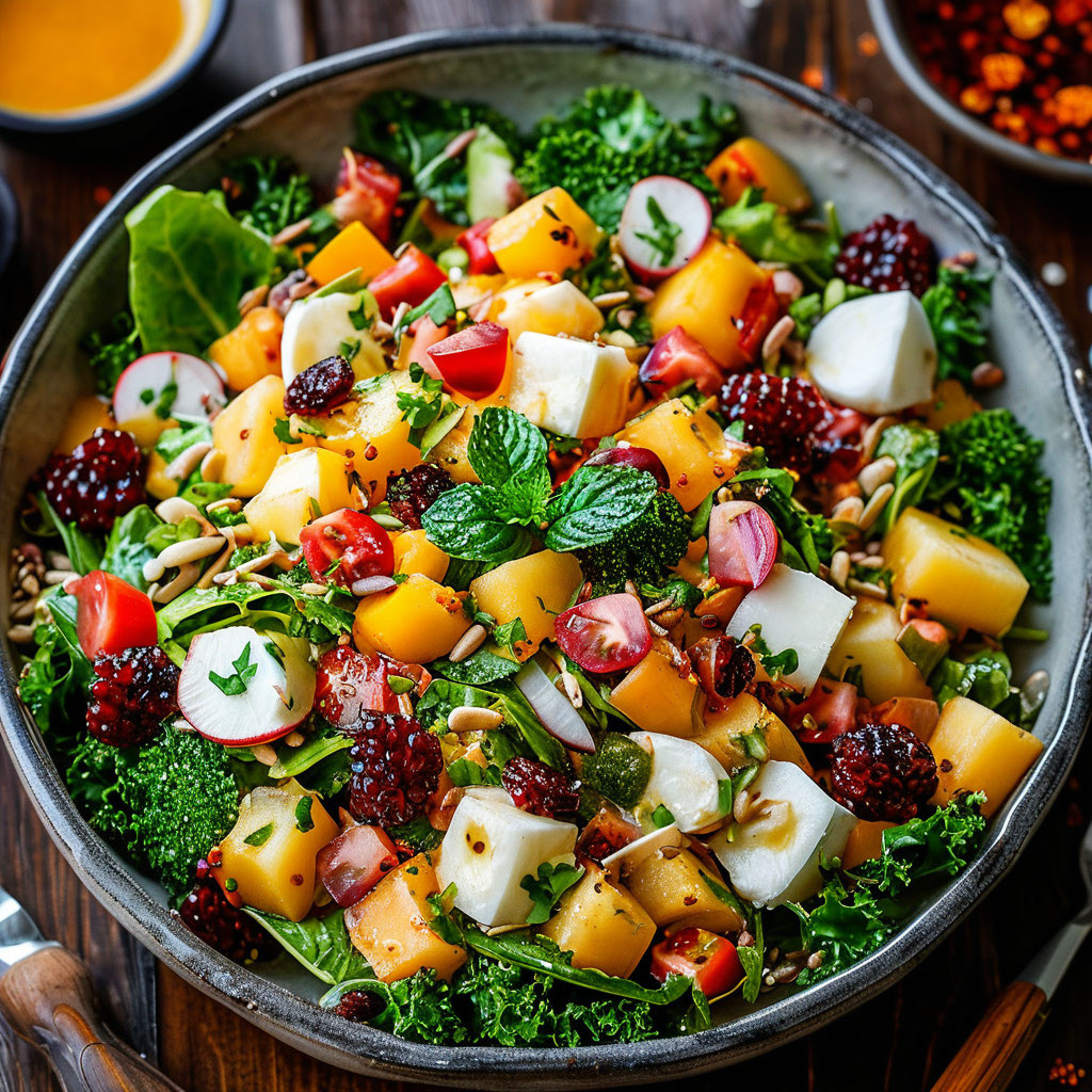 Салат “Солнечный закат”: яркость и свежесть лета