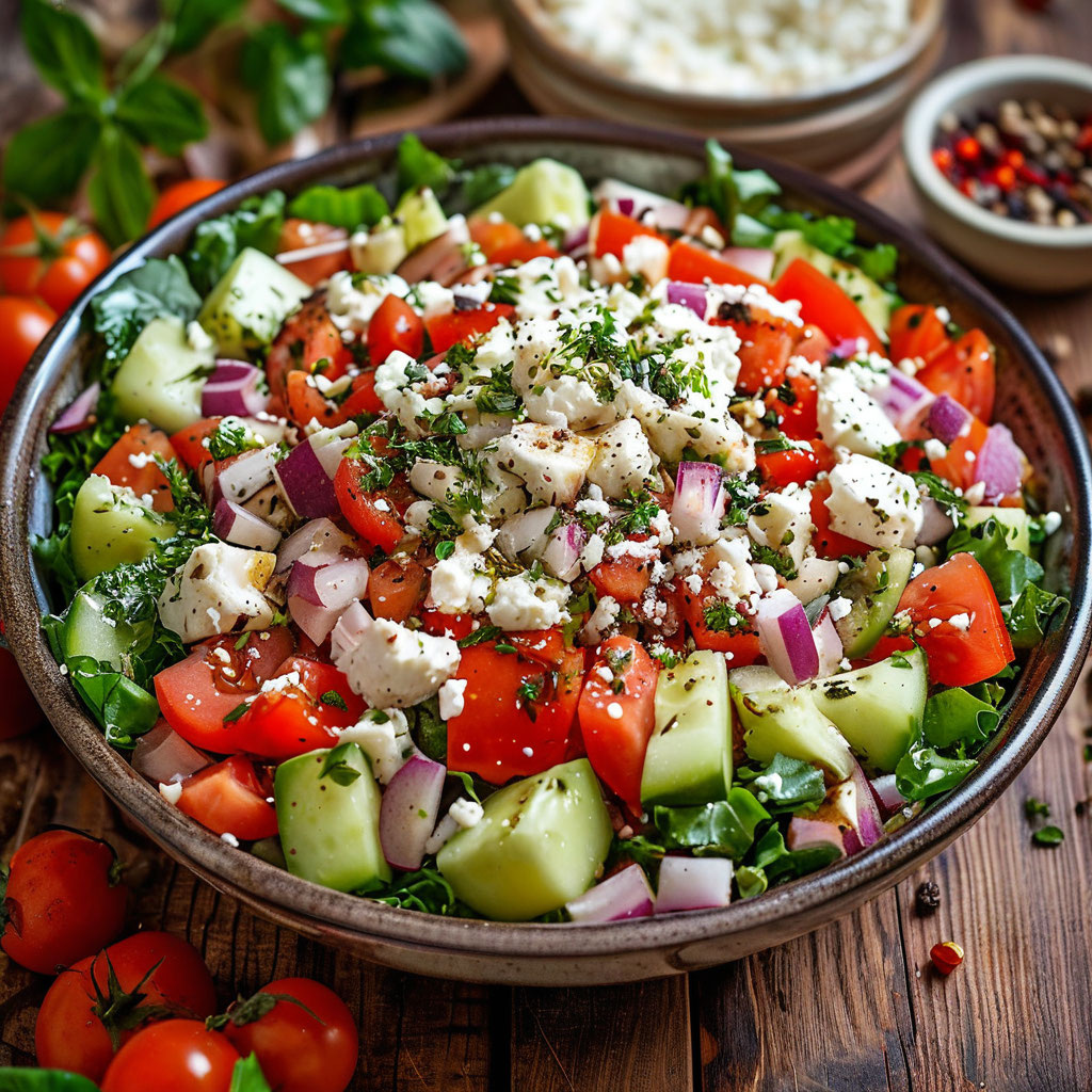  Салат “Греческий”: солнечный вкус Средиземноморья