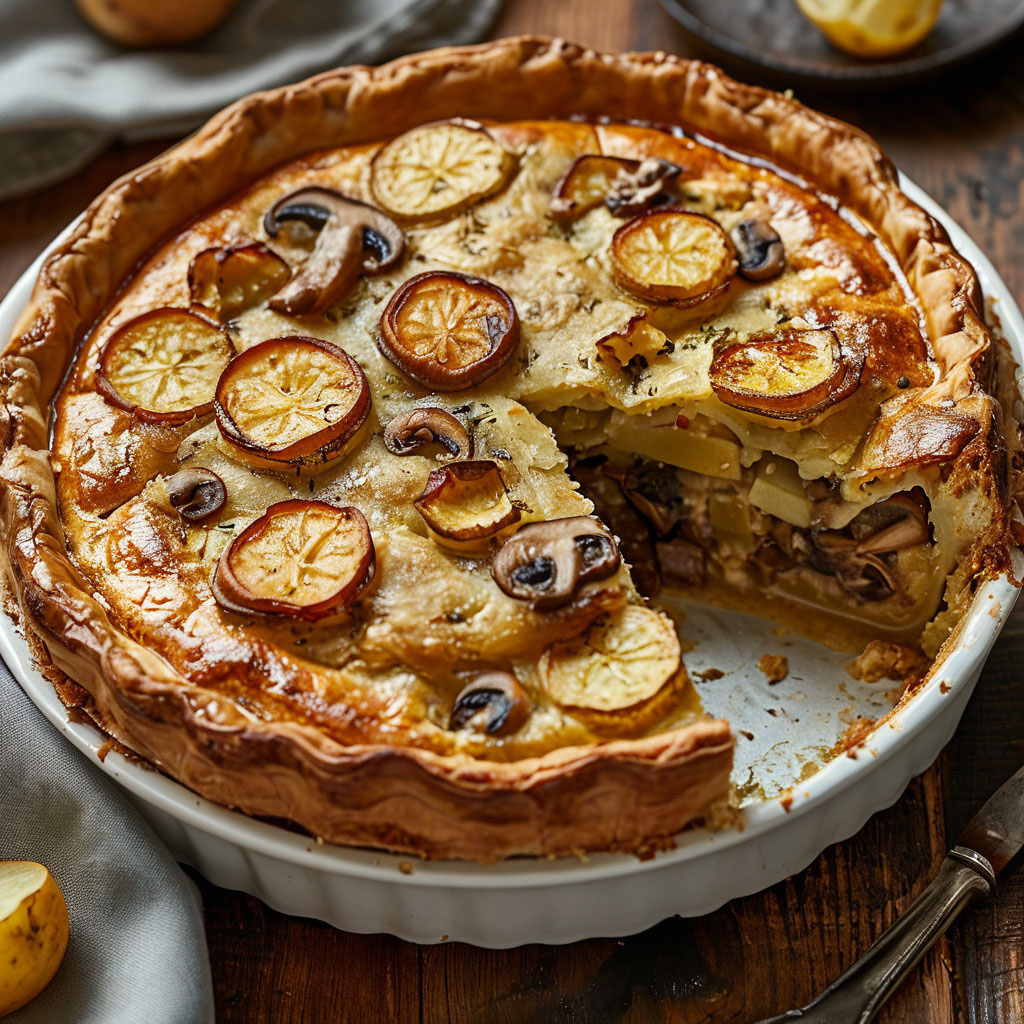 Это сытное и ароматное блюдо прекрасно подходит для семейного ужина