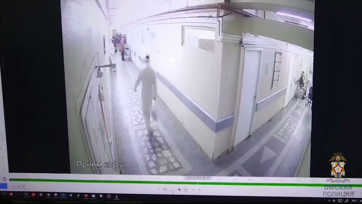 Фото: скриншот видео, предоставленного УМВД России по Омской области