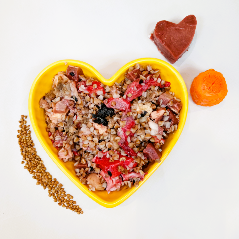 Говядина с гречкой для собак