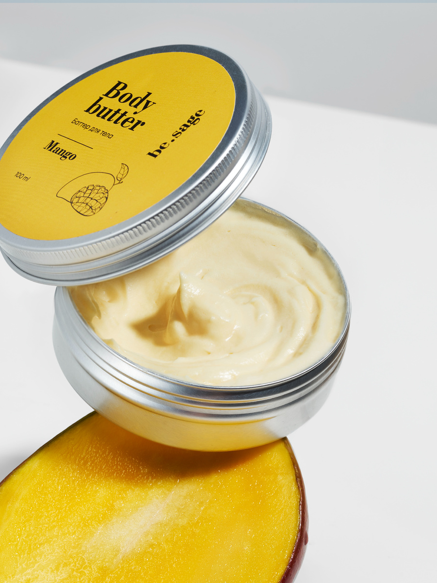 На фото: баттер с маслом манго be.sage
