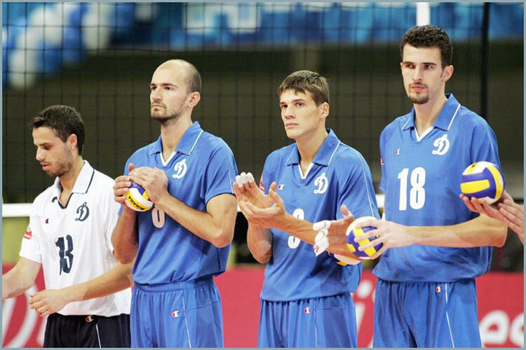    Слева направо: Салпаров, Полтавский, Бережко, Волков в сезоне 2006/07