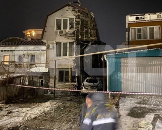    Повреждённый дом в Туапсе / t.me/shot_shot