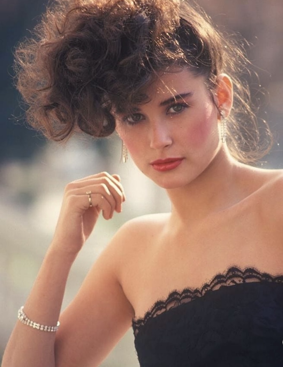 Деми Мур в молодости.