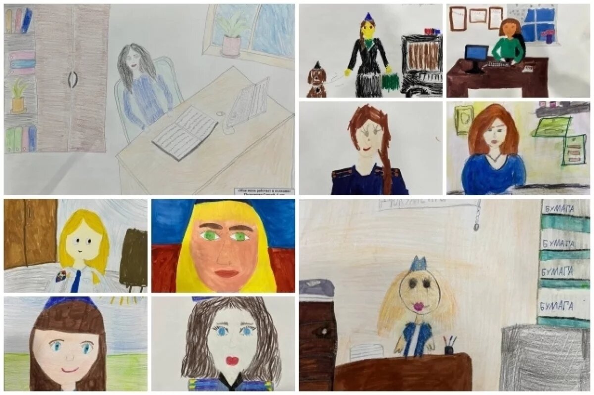    Читатели «АиФ в Омске» выбирают самый непосредственный рисунок полицейского