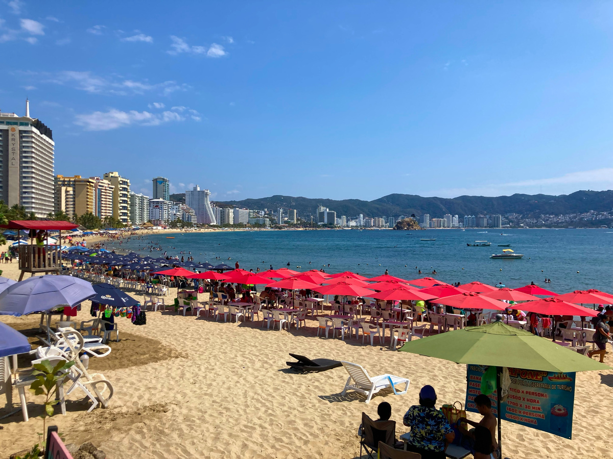 Центральные пляжи Акапулько