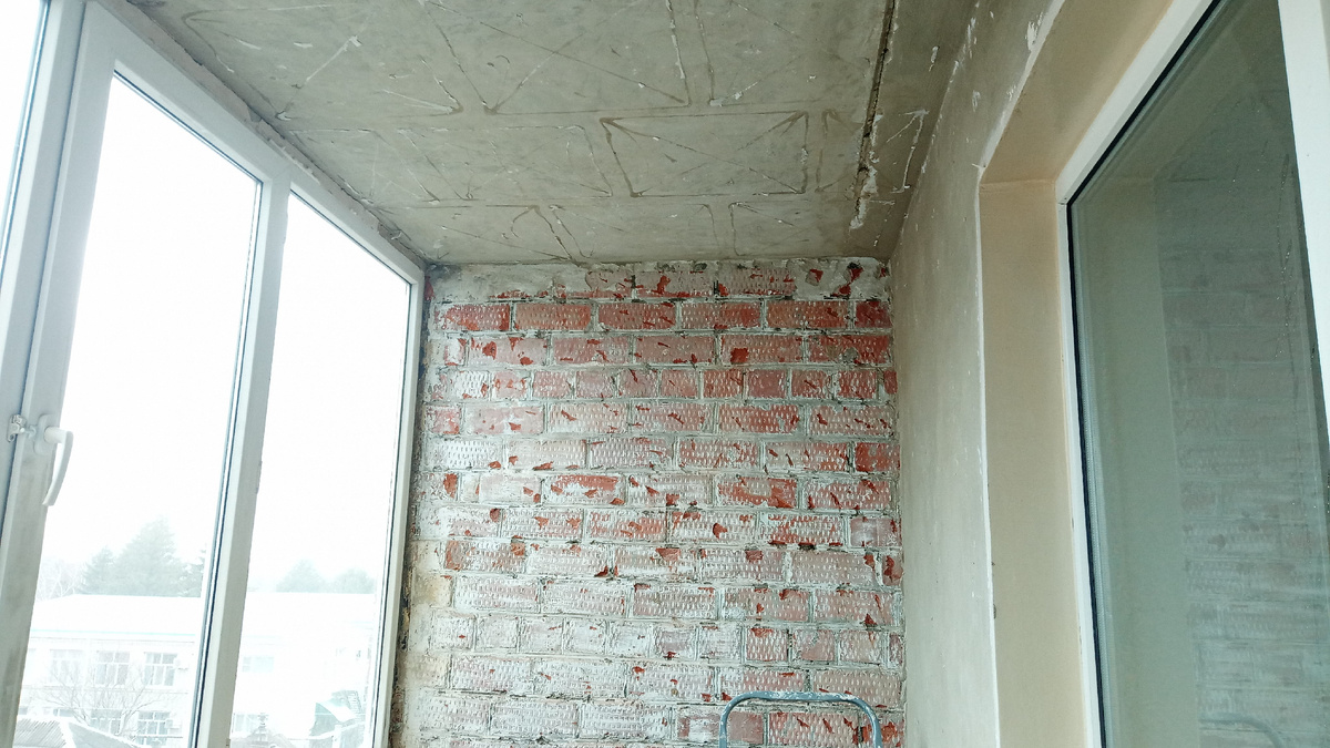 Лоджия "ободрана")