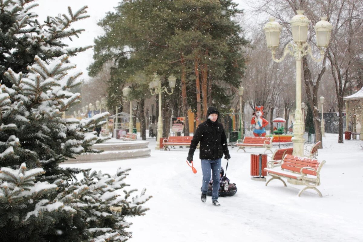    В Волгограде сейчас, как и по всей области, – настоящая зимняя сказка. Но она продлится недолго...