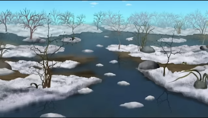 Кадр из серии "Весна" 