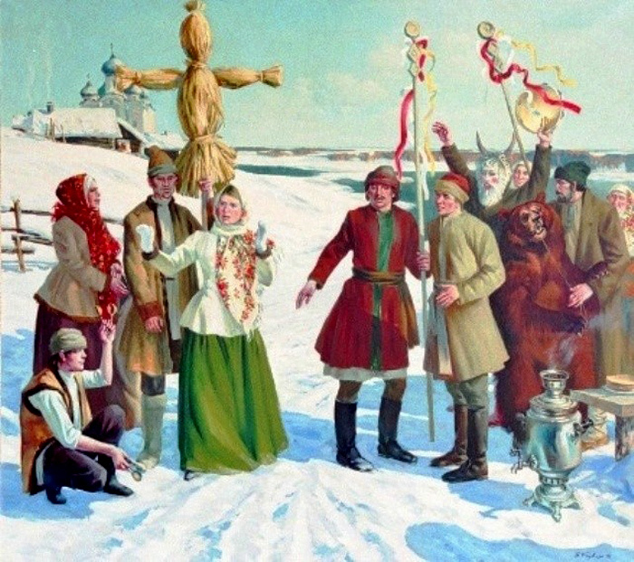Сергей Крылов «Масленица» 1897
