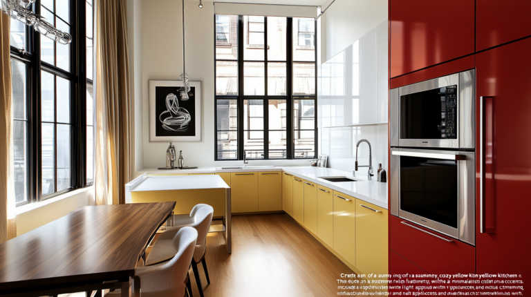    Солнечный уют: желтая кухня в современном стиле svkuhni77