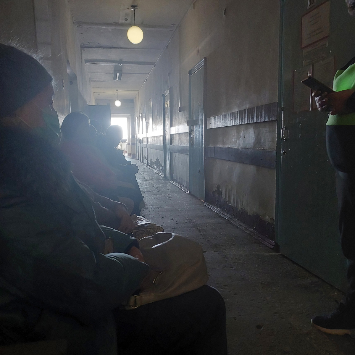 Коридор поликлинники 