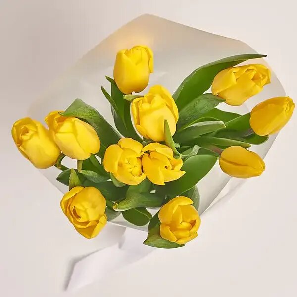   Желтые тюльпаны в небольшом букете от AzaliaNow Мария Казённова