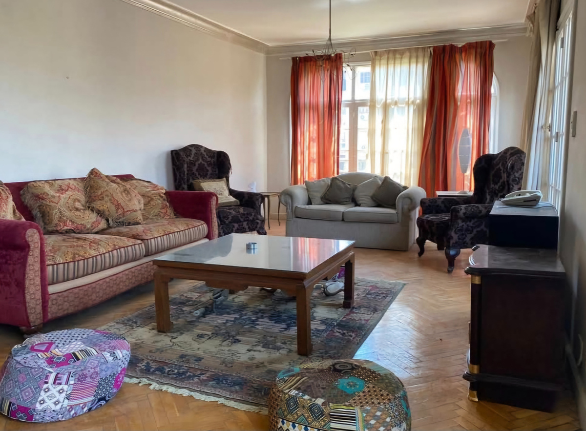 Типичная квартира в Египте. Гостиная