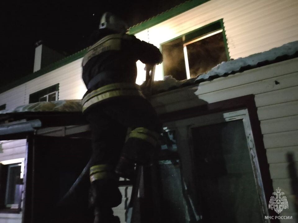    Пожар в Павловске . Источник: t.me/mchs_altkray