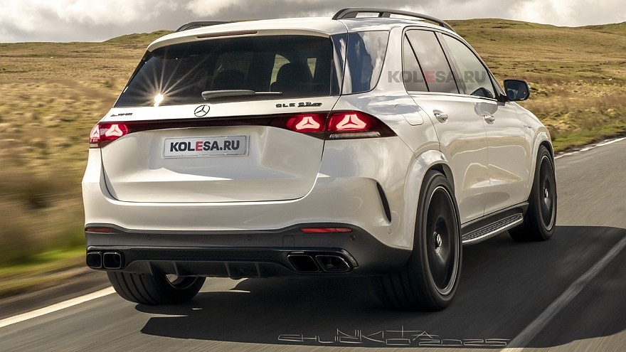   Рендер второго рестайлинга Mercedes-AMG GLE 63