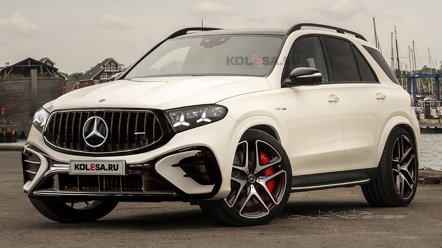    Рендер второго рестайлинга Mercedes-AMG GLE 63