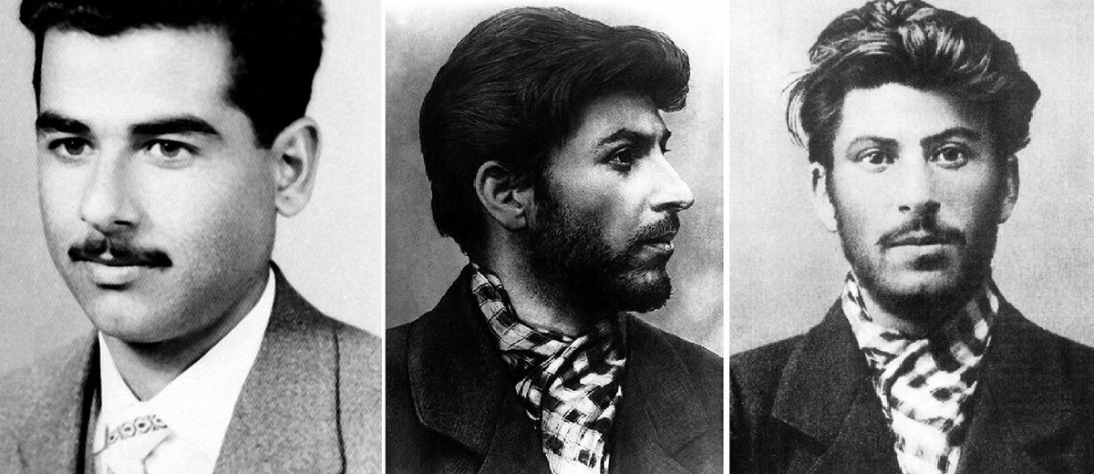 Саддам Хусейн и Иосиф Джугашвили (Сталин) в молодости