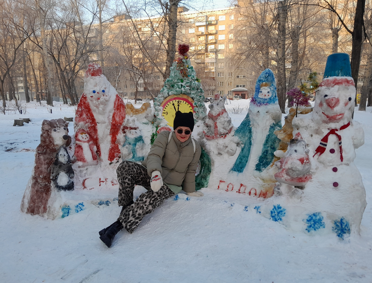 В одном из дворов Новосибирска