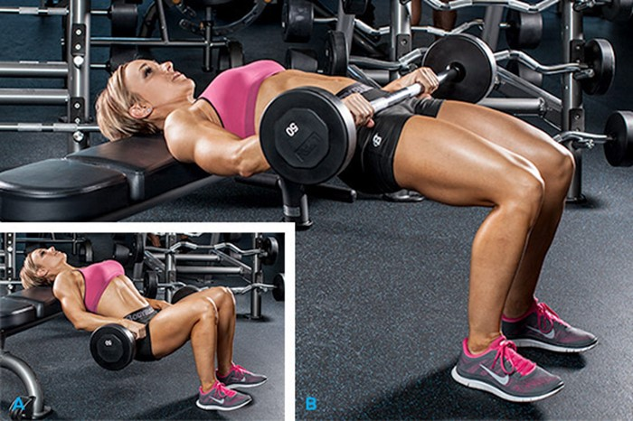 Фото с просторов интернета. Очень сложно не прогнуть спину во время упражнения и не напрягать шею.