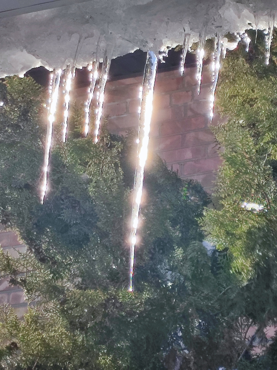 Мои сосульки. Не смогла пройти мимо такой красоты