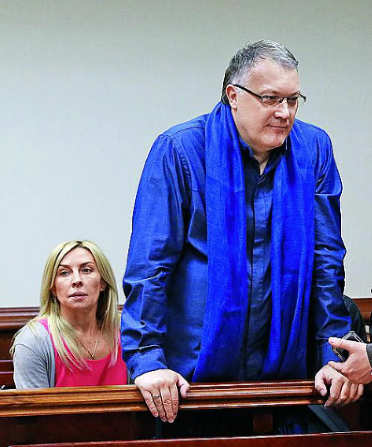 Татьяна Овсиенко и Александр Меркулов в зале суда
