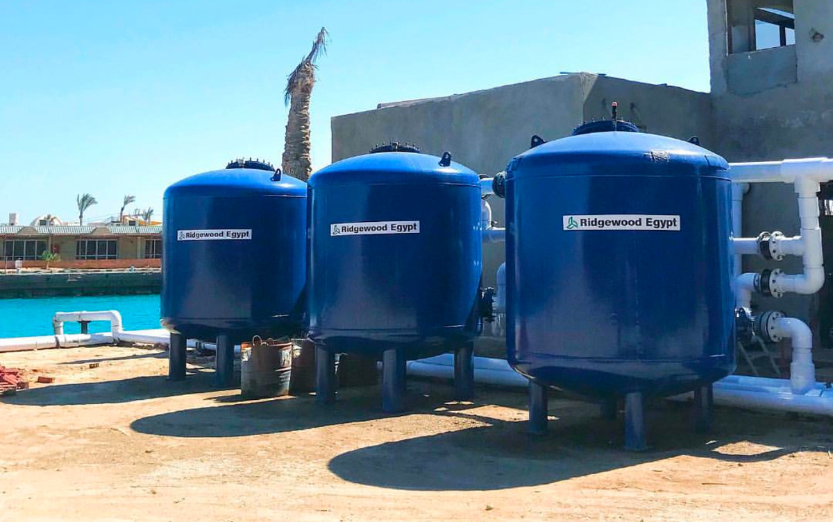 Опреснительная станция в отеле в Египте